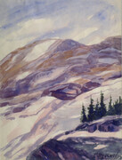 Carle Hessay 1973 Mountain Landscape #4