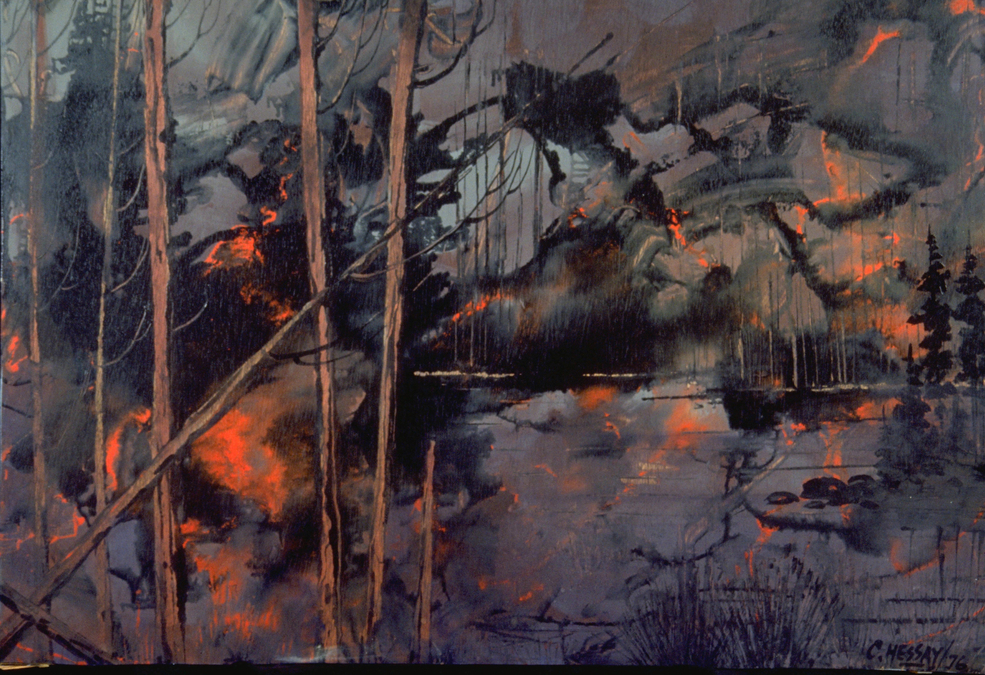 Carle Hessay 1976 Smoldering Fire